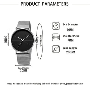 Montre Homme Quartz + Bracelet