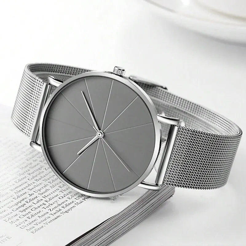 Montre Homme Quartz + Bracelet